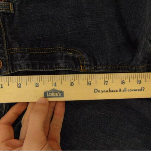 WOMENs sz16 DKNY REGULAR ZIPPER FLY BUTTON COTTON DENIM CLASSIC JEANS IG 932 - Picture 5 of 12